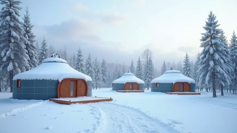 Winterized Yurts